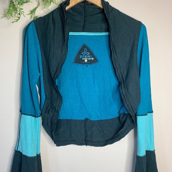 PRANA Circle Sweater Cardigan Blue - Picture 1 of 5